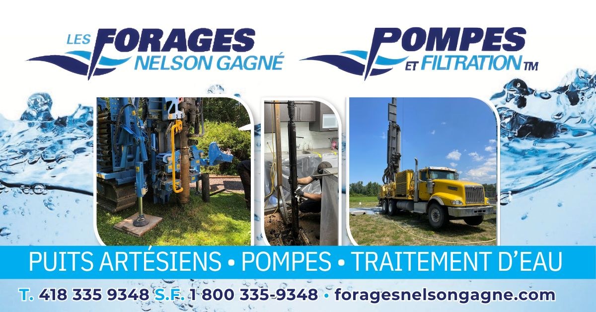 Bannière Les Forages Nelson Gagné
